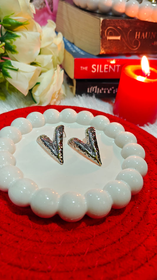 "Eternal Spark: Embrace the Magic of Love with Heartfelt Elegance Earrings"