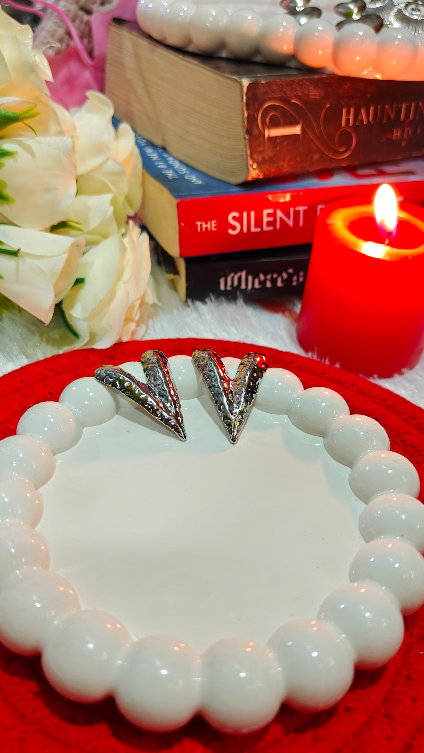 "Eternal Spark: Embrace the Magic of Love with Heartfelt Elegance Earrings"