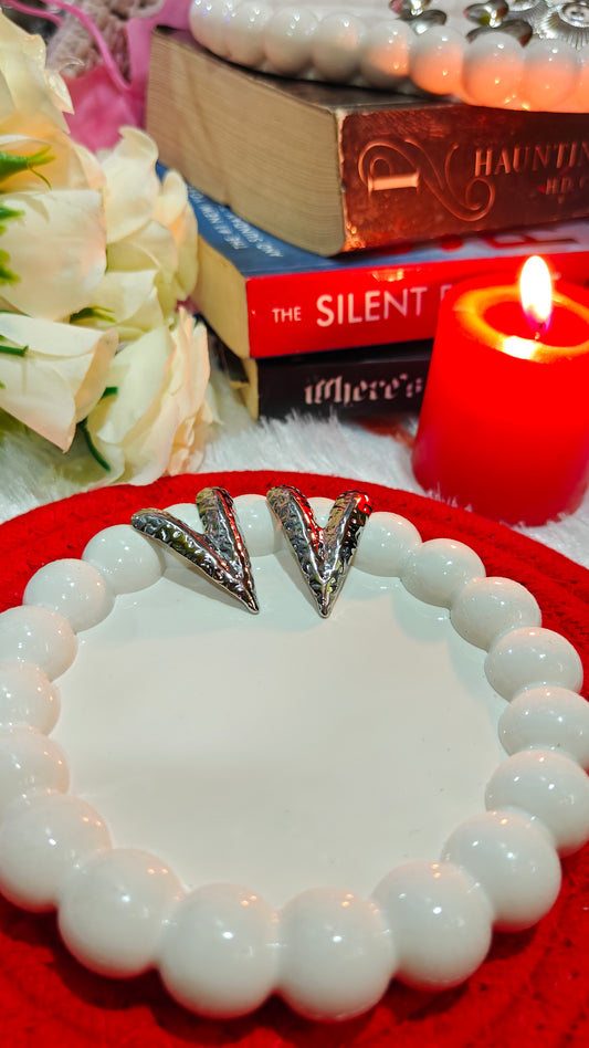 "Eternal Spark: Embrace the Magic of Love with Heartfelt Elegance Earrings"