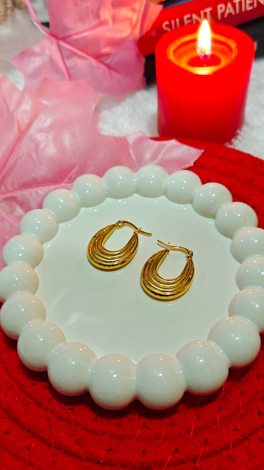✨ “Golden Vibes – Earrings that Shine with Your Story” ✨