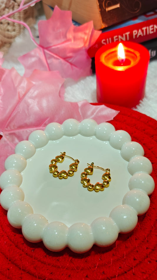 "Whispers of Forever: The Enchanting Silver Heart Earrings That Illuminate Your Soul" ✨