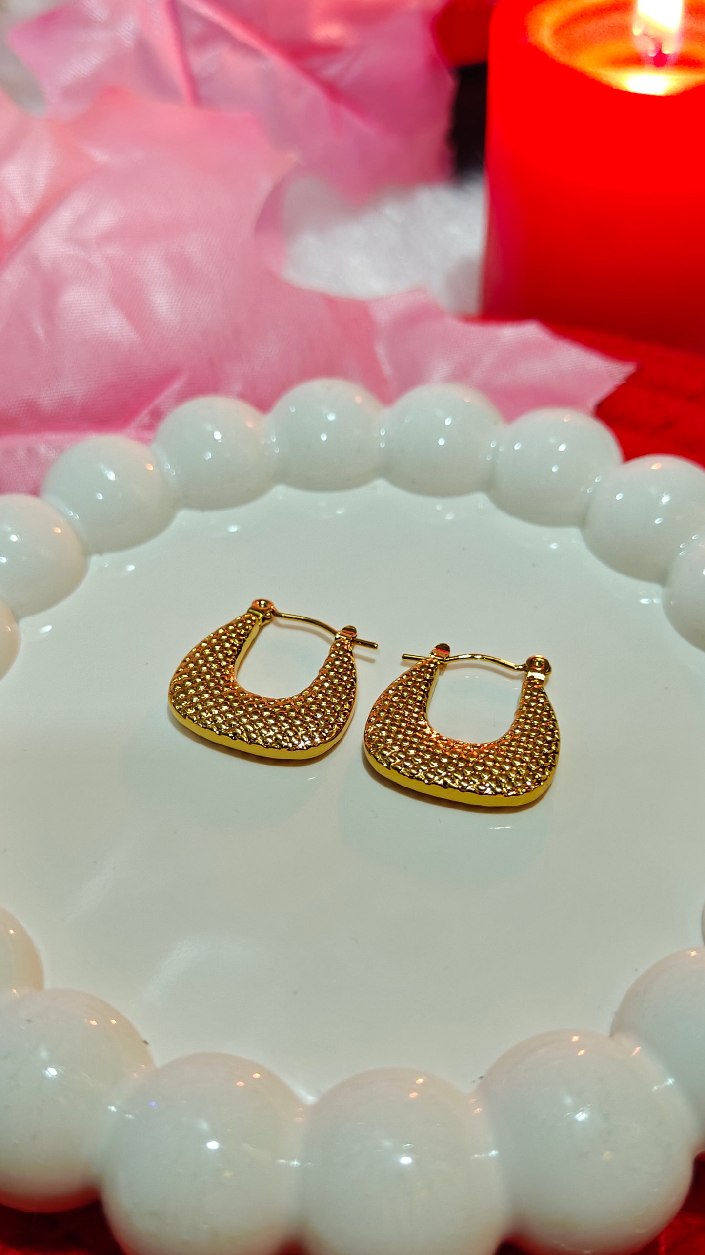 ⦁ "Golden Glow Hoops" at Dilverse