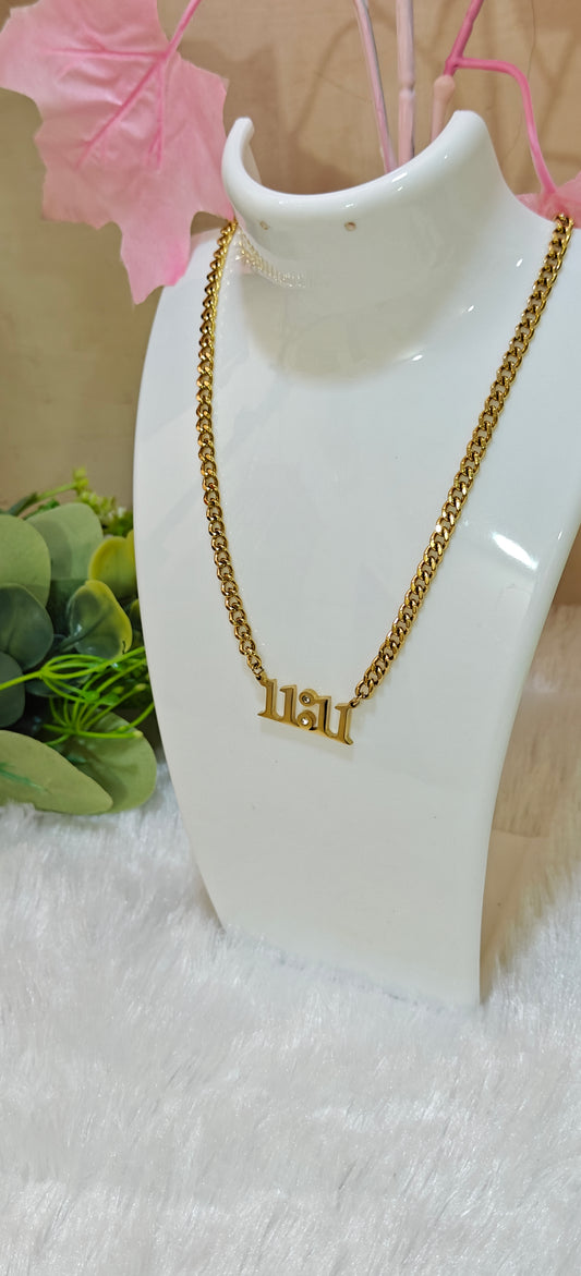 11-11 Angel Number Gold Necklace – A Symbol of New Beginnings by Dilverse
