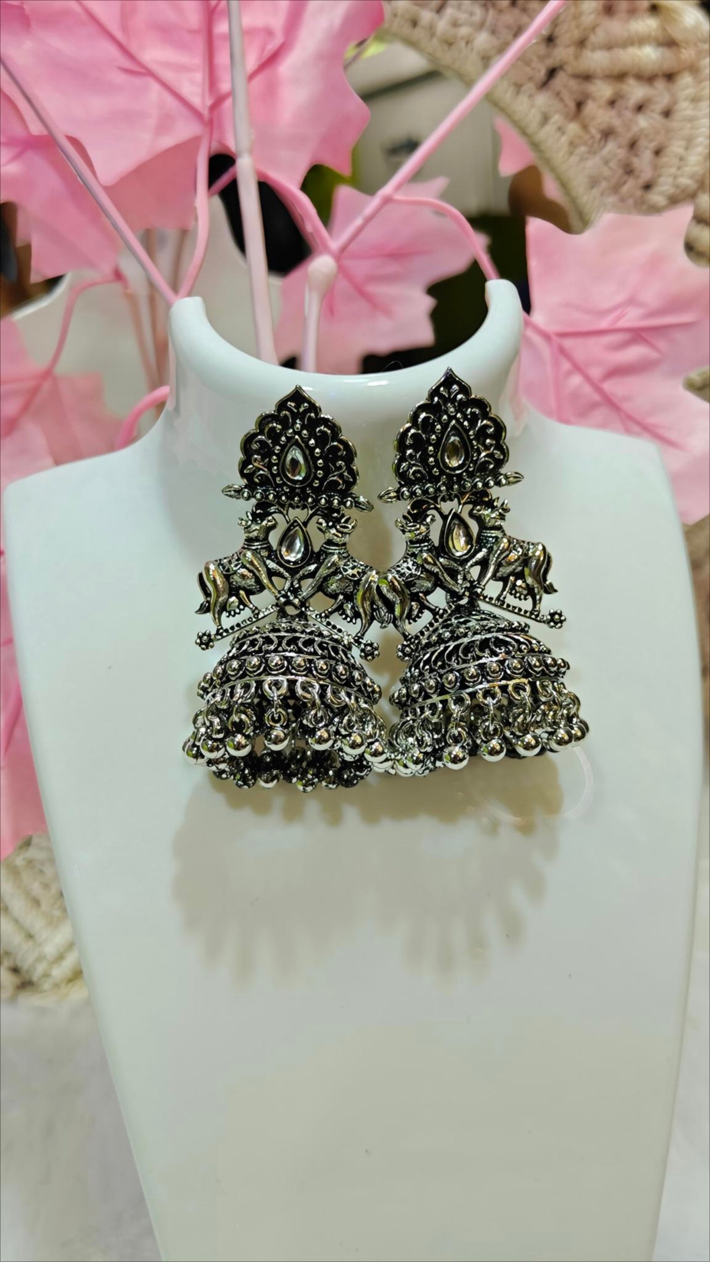 "Timeless Majesty: Bold Antitarnish Earrings That Celebrate Your Inner Strength"