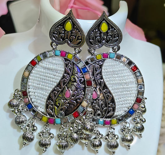 "Vibrant Spirit: The Antitarnish Statement Earrings That Dazzle Through Life" ✨ at Dilverse