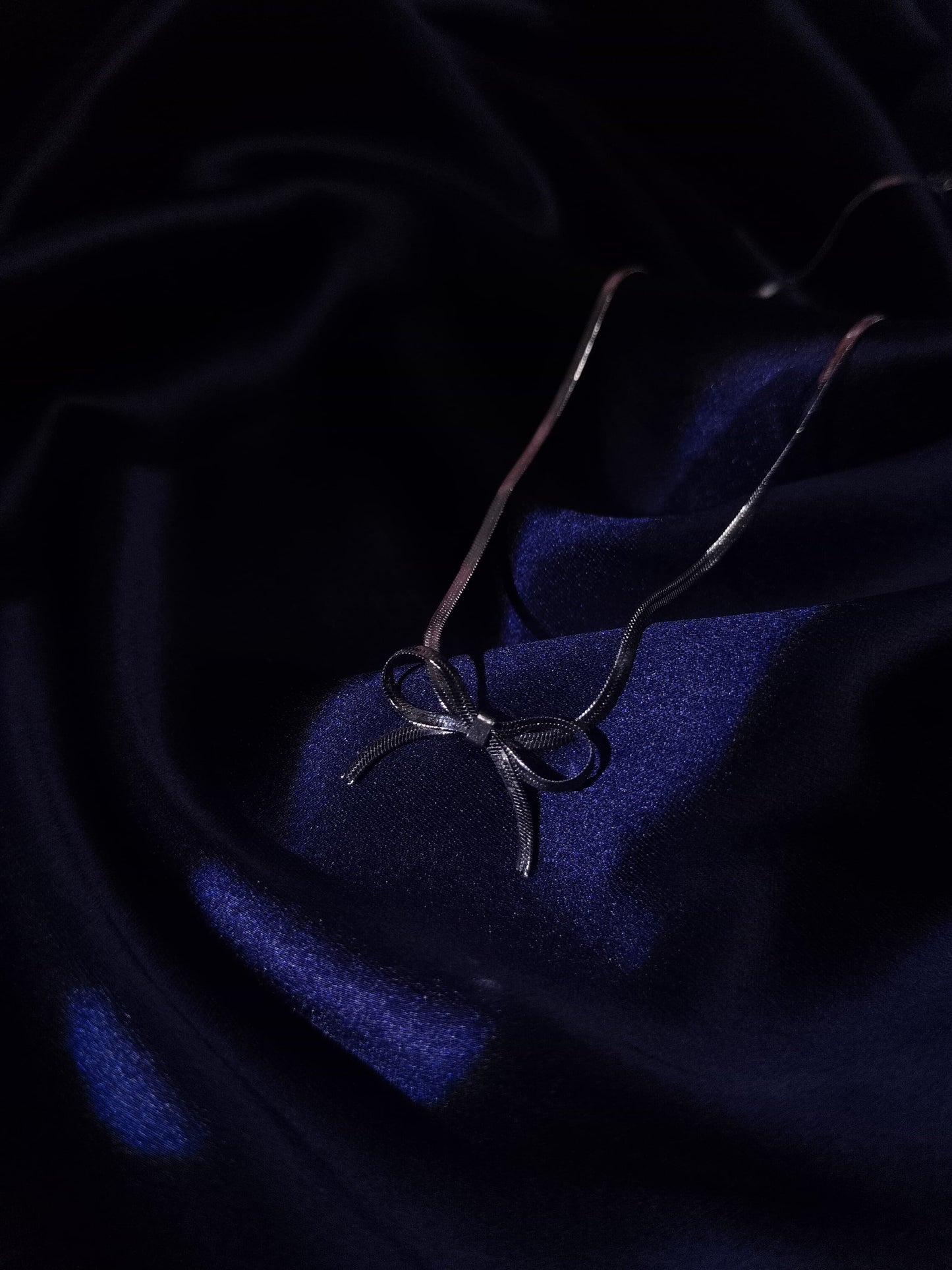 Eternal Bow: Anti-Tarnish Sterling Silver Necklace by Dilverse