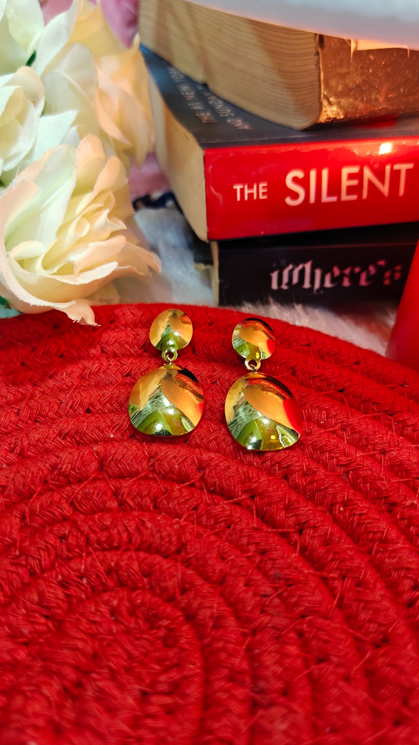 "Eternal Embrace: Dazzling Drop Earrings That Capture the Essence of Love and Light" at Dilverse